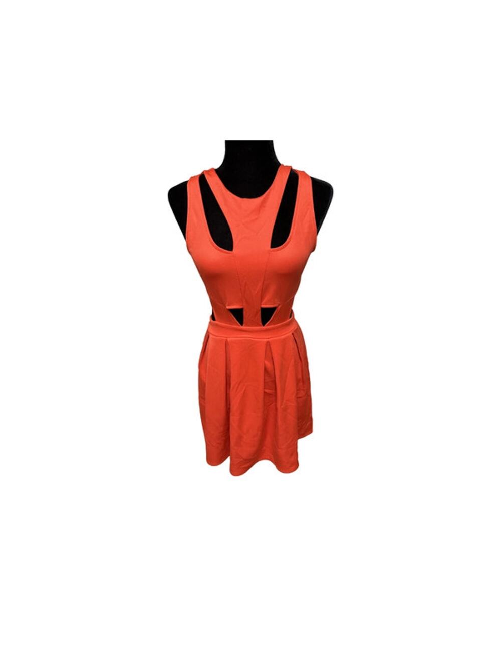 Charlotte Russe Orange/Red Flare Skater 🛹 Dress👗 Size M